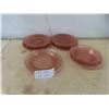 Image 1 : 16 Pieces Pink Depression-Like Plates