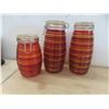 Image 8 : 2 New Acacia Serving Boards, 4 Toscano Wine Glasses, 3 Piece Canister