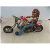 Image 8 : Wood Carving 20'' x 3'' x 7'' , 2 Motorcycle Statues