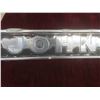 Image 2 : 2 Aluminum Embossed John Deere Emblems 23 3/4'' x 2 1/2'' 