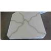 Image 8 : 3 Piece Marble Style Coffee Table 16'' x 36'' x 36'' , End 