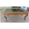 Image 1 : Coffee Table with Very Detailed Carved Design 17'' x 