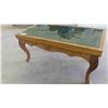 Image 8 : Coffee Table with Very Detailed Carved Design 17'' x 