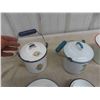 Image 2 : Enamel Bowls and Pots - Some Hand Painted