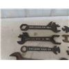 Image 2 : 10 Old Wrenches with Labels : Case, Sheldon, Benica, Cook,
