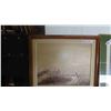 Image 2 : Framed Print of Loon 26'' x 22'' , Painting on Canvas 
