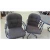 Image 8 : Kitchen Table 29 1/2'' x 47'' x 36'' with 4 Swivel Rolling Chairs