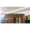 Image 2 : Oak Corner China Cabinet Lights Up 72'' x Up To 24'' x Up To 23'' 