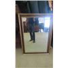 Image 1 : Framed Bevelled Mirror 42'' x 30''