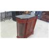 Image 2 : Hall Cabinet with Curved Glass 36'' x 38'' x 12''