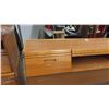 Image 3 : Modern Oak Headboard 60'' Wide , 2 Tower Night 