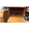 Image 8 : Modern Oak Headboard 60'' Wide , 2 Tower Night 