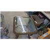 Image 10 : 3 Piece Wrought Iron and Glass Top Table Set : Coffee 
