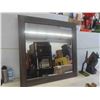 Image 1 : 2 New Framed Mirrors 35 1/2'' x 35 1/2''