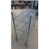 Image 2 : Rolling 3 Tier Rack 40'' x 18'' x 48'' 