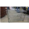 Image 5 : Rolling 3 Tier Rack 40'' x 18'' x 48'' 