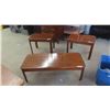 Image 1 : 3 Piece Coffee Table Set : Cofee Table 15'' x 47'' x 27'' , End 
