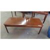 Image 2 : 3 Piece Coffee Table Set : Cofee Table 15'' x 47'' x 27'' , End 