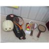 Image 1 : Sports Package: Squash and Tennis Rackets, Balls, 