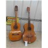 Image 1 : 2 Classic Acoustic Guitars - Both Need Repair
