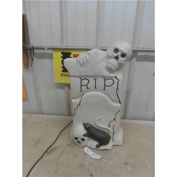 Halloween Tombstone Blow Mold 23'' x 12''