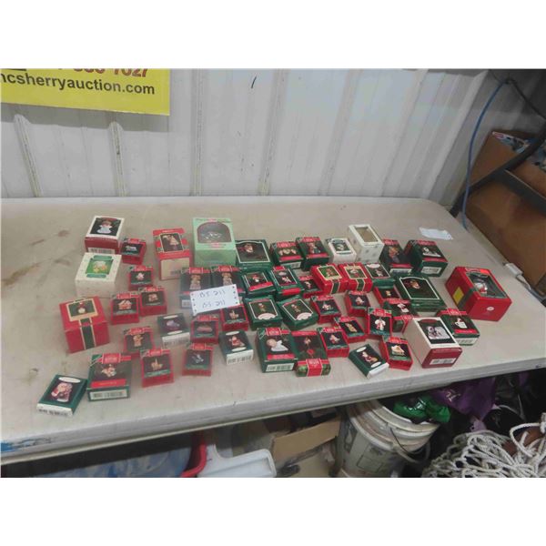 51 Hallmark Ornaments with Boxes