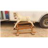 Image 1 : Vintage Gliding Horse 36'' x 15'' x 33 1/2'' 