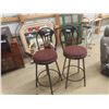 Image 1 : 2 Swivel Bar Stools
