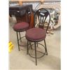 Image 2 : 2 Swivel Bar Stools