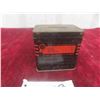 Image 3 : Vintage Atlas Tin Bank 3'' x 3'' x 2'' 