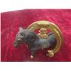 Image 3 : Cast Good Luck Horse Bank Mfg. Arcade Toys 4'' x 3'' x 2 1/2''