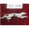 Image 2 : Chrome Greyhound Dog Hood Ornament 5'' Long