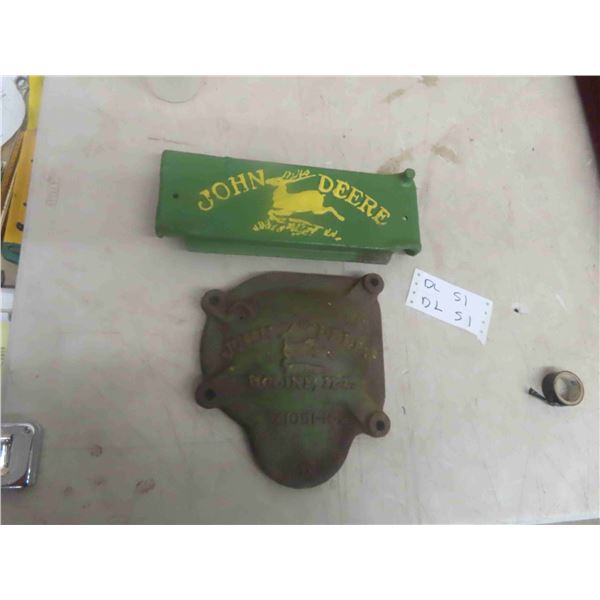 John Deere Cast Implement Tool Box Lid 12'' x 4 1/2'' , John Deere Implement 