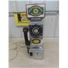 Image 1 : Manitoba Pay Phone with Dial - Top Missing Coin Lid and Not Screwed