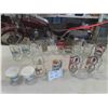 Image 1 : 16 Glass Mugs, : A&W, RCMP, Coke, Plus