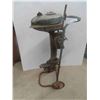 Image 1 : Vintage Evinrude Sportsmen Outboard on Stand 