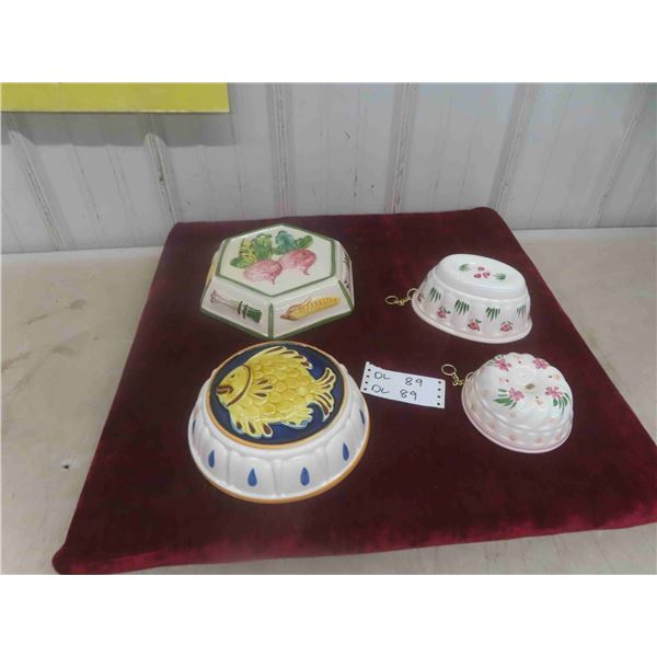 China Jelly Molds, Kitchen Wall Décor 