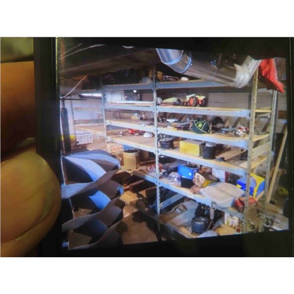 Shelving Unit Unassembled on 3 Pallets