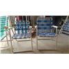 Image 4 : Vintage Lawn Chairs: 4 Chairs, 1 Lounger