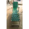 Image 7 : Vintage Lawn Chairs: 4 Chairs, 1 Lounger