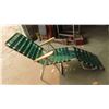 Image 8 : Vintage Lawn Chairs: 4 Chairs, 1 Lounger