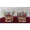Image 6 : Vintage 7 Piece Gold Greek Key Turquoise Pine Cone Pattern Set 