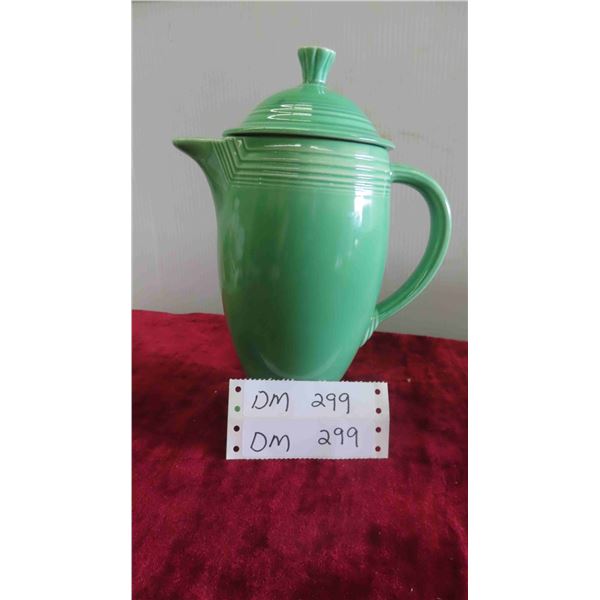 Fiesta Green Coffee Pot