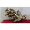 Image 2 : 2 Decorative Wall Chickens Approx 16 1/2'' x 15''