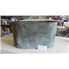 Image 1 : Copper Wash Tub with Lid 24'' x 13'' x 13'' 