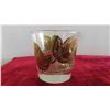 Image 2 : 8 Vintage 1960s Gold Leaf Glasses