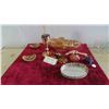 Image 1 : Carnival Glass, Candlestick Holders, Vintage Perfume Bottles & More