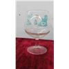 Image 4 : Atomic Teal Juice Glasses, Brandy Snifter, 2 Coffee Mugs, Vintage Blue