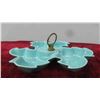 Image 7 : Atomic Teal Juice Glasses, Brandy Snifter, 2 Coffee Mugs, Vintage Blue