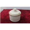 Image 11 : Tea Pot, Hand Painted Cream and Sugar, Serving Platter, Preserve Jars 